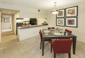 Colorado Springs apartment for rent - Elegant Dining Area at The Parc at Briargate, Colorado Springs, Colorado