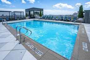 New Haven apartment for rent - Heated rooftop pool with skytop cabanas at 360 State Street, Connecticut, 06510
