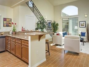 Canoga Park apartment for rent - Spacious Living Room With Plank Flooring at The Verandas, California, 91304