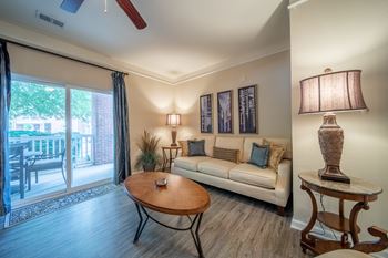 Living room with balcony