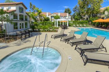 Heated spa at legends 