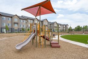 Flagstaff apartment for rent - Outdoor playground at Sierra on 66 in Flagstaff, AZ