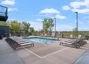 Blaine apartment for rent - Outdoor Pool at Lexi Apartments in Blaine, MN.