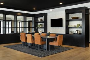 Shakopee apartment for rent - The work lounge at The Blakeley in Shakopee, MN.