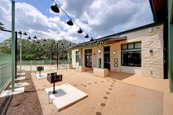 Patio and grill stations