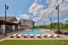 Hutto apartment for rent - Outdoor swimming pool at The Narrows in Hutto, TX.