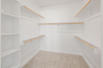 Walk-in closets*