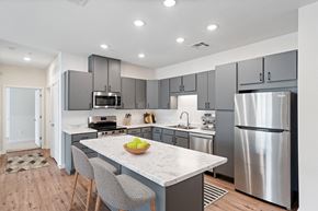 Flagstaff apartment for rent - A kitchen at Sierra on 66 in Flagstaff, AZ.