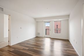 Buffalo apartment for rent - Living Room with Hardwood Floors at Alo Apartments in Buffalo MN