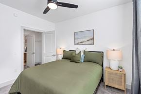 Clearwater apartment for rent - The bedroom at Revel in Clearwater, FL.