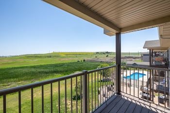 Private patios in every home