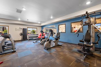 Large fitness room