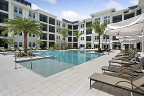 Port Charlotte apartment for rent - Outdoor Pool with Sundeck at Marisol Apartments in Port Charlotte Florida