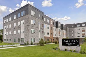 Fridley apartment for rent - The building exterior at Callisto Commons in Fridley, MN.