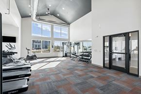 Aurora apartment for rent - Full equipped fitness center Mural Apartments in Aurora, Colorado.