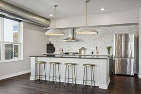 Oakdale townhouse for rent - Community kitchen at The Espen Residences in Oakdale, MN.
