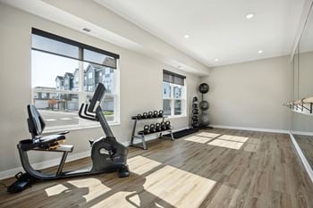 Group fitness studio