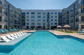 Austin apartment for rent - Outdoor Pool Area at Wixby House in Austin, TX