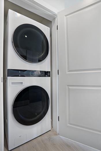 In-unit washer and dryer