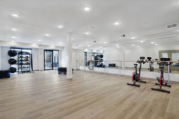 Yoga studio at the whitney