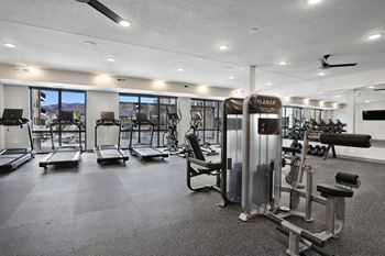 Fully equipped fitness center