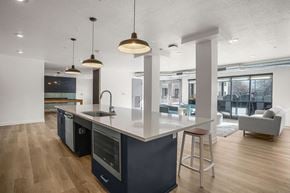 Salt Lake City apartment for rent - The community room  at Solis at Jackson Station in Salt Lake City, Utah.