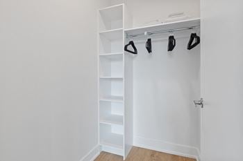 Spacious closets