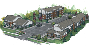 Whitefish apartment for rent - Alpenglow Rendering 1
