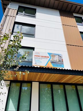 Tigard apartment for rent - a sign on the side of a building