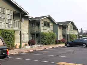 Medford apartment for rent - View of Property Exterior from Parking Lot