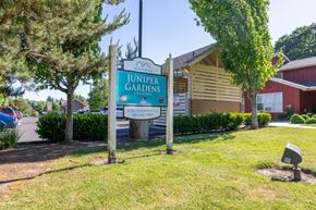 Forest Grove apartment for rent - Juniper Gardens Property Sign