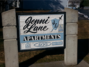 Bonners Ferry apartment for rent - Jenni Lane Property Sign