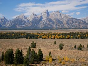 Driggs apartment for rent - a view of the grand teton mountains and the snake river valley