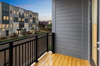Private balcony