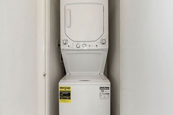 Washer and dryer in unit