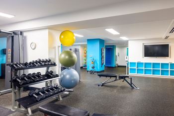 Modern fitness center