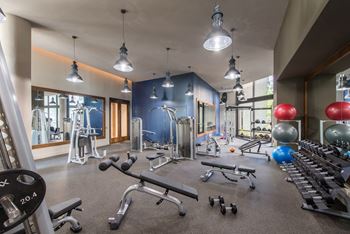 Fitness center with cardio equipment