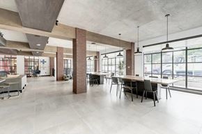 Washington apartment for rent - a large dining room with a table and chairs at Reed Row, Washington, DC