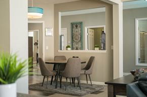Albuquerque apartment for rent - A dining room with a table and chairs at West Park Apartments, Albuquerque