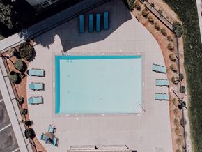 Midvale apartment for rent - Arial view of pool at Florentine Villas, Midvale, UT 84047
