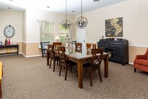 West Jordan apartment for rent - Clubhouse Dining Room at Sunset Ridge, Utah, 84081