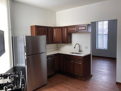 Floor plan for 2 beds, 1 bath