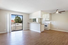 Northridge multi-family for rent - Spacious Living Room With Plank Flooring at Superior Place, California