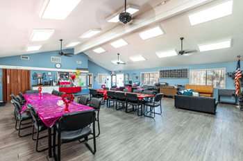 Clubhouse offering a variety of planned activities