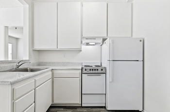 Stove and refrigerator in every unit