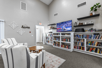 Clubhouse with big screen tv