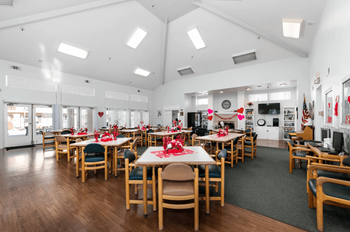 Clubhouse with big screen tv