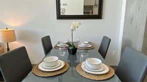 Los Angeles multi-family for rent - Elegant Dining Room at The Mansfield at Miracle Mile, Los Angeles, California