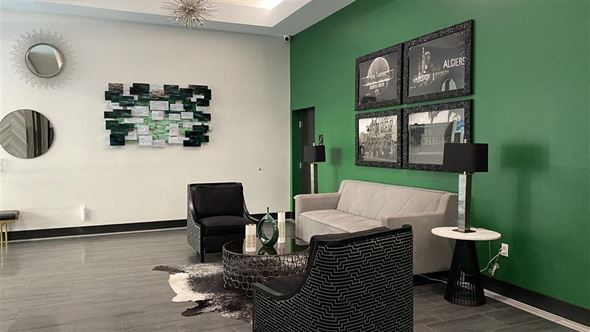 Los Angeles multi-family for rent - Decorated Living Space at The Mansfield at Miracle Mile, California, 90036