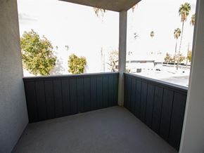 San Bernardino multi-family for rent - a balcony or terrace at anaheim hotel at Loma Villas Apartments, California